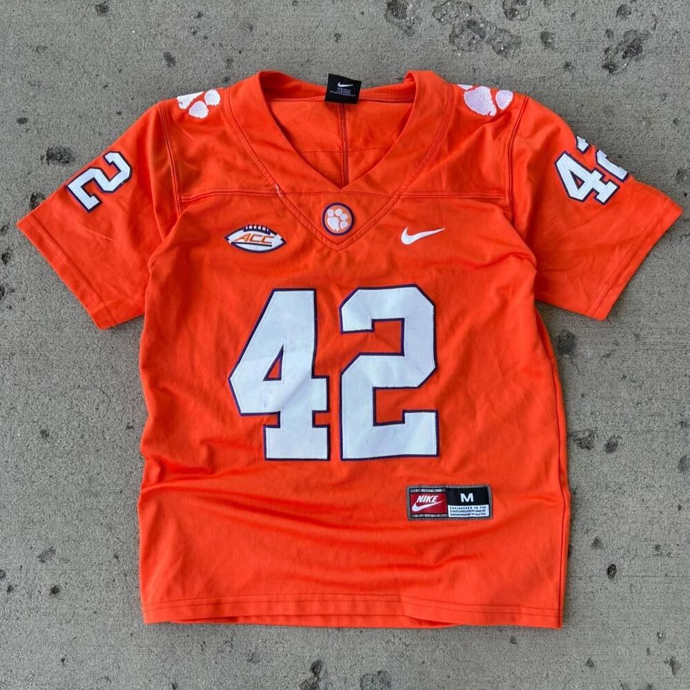 Y2K Womens Nike Clemson University Jersey SZ S